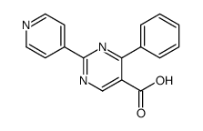 Ethyl 4-phenyl-2-pyridin-4-ylpyrimidine-5-carboxylate structure