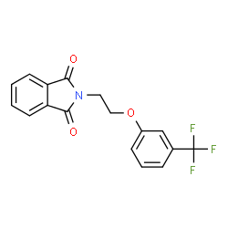 2-(2-[3-(TRIFLUOROMETHYL)PHENOXY]ETHYL)-1H-ISOINDOLE-1,3(2H)-DIONE Structure