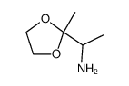 1-(2-methyl-[1,3]dioxolan-2-yl)-ethylamine Structure