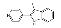 3-methyl-2-pyridin-4-yl-1H-indole Structure