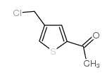 1-[4-(CHLOROMETHYL)-2-THIENYL]-1-ETHANONE结构式