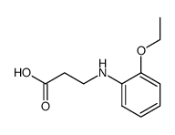 3-((2-ETHOXYPHENYL)AMINO)PROPANOIC ACID结构式