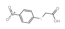 Acetic acid,2-[(4-nitrophenyl)thio]- Structure