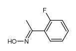 1-(2-fluoro-phenyl)-ethanone oxime结构式