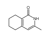 3-methyl-5,6,7,8-tetrahydro-2H-isoquinolin-1-one结构式