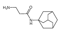 adamantyl 2'-amino-β-alanine amide Structure