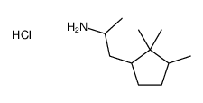 1-(2,2,3-trimethylcyclopentyl)propan-2-amine,hydrochloride Structure