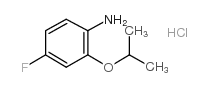 4-Fluoro-2-isopropoxyaniline hydrochloride Structure