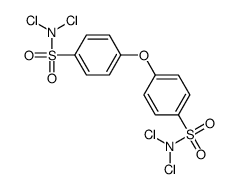 N,N-dichloro-4-[4-(dichlorosulfamoyl)phenoxy]benzenesulfonamide结构式