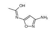 N-(3-氨基异噁唑-5-基)乙酰胺结构式