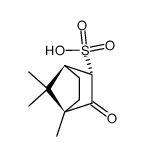 (1S-endo)-4,7,7-trimethyl-3-oxobicyclo[2.2.1]heptane-2-sulphonic acid Structure