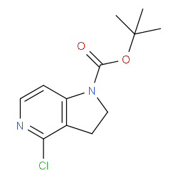 tert-Butyl 4-chloro-2,3-dihydro-1H-pyrrolo[3,2-c]pyridine-1-carboxylate picture