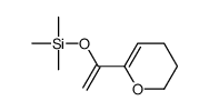 1-(3,4-dihydro-2H-pyran-6-yl)ethenoxy-trimethylsilane Structure