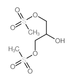 1,2,3-Propanetriol,1,3-dimethanesulfonate structure