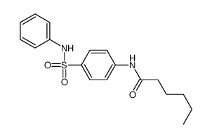 N-[4-(phenylsulfamoyl)phenyl]hexanamide Structure