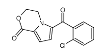 6-(2-chlorobenzoyl)-3,4-dihydropyrrolo[2,1-c][1,4]oxazin-1-one Structure