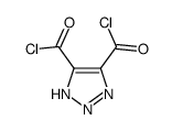 1H-1,2,3-Triazole-4,5-dicarbonyldichloride(9CI)结构式