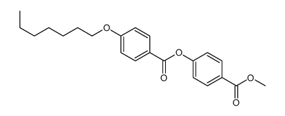 (4-methoxycarbonylphenyl) 4-heptoxybenzoate Structure