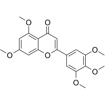 5,7,3',4',5'-Pentamethoxyflavone Structure