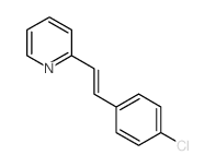 2-[2-(4-chlorophenyl)ethenyl]pyridine结构式