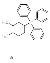 Phosphonium,(3,4-dimethyl-3-cyclohexen-1-yl)triphenyl-, bromide (1:1) Structure