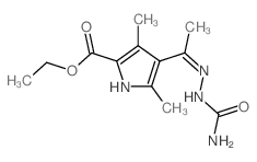 ethyl (4Z)-4-[1-(2-carbamoylhydrazinyl)ethylidene]-3,5-dimethyl-pyrrole-2-carboxylate picture