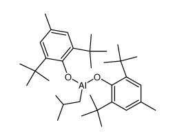 aluminum(i-butyl)(2,6-di-tert-butyl-4-methylphenoxy)2结构式