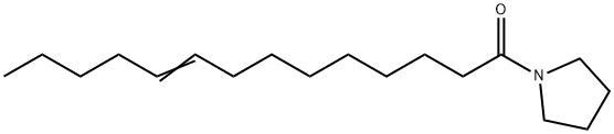 1-(9-Tetradecenoyl)pyrrolidine结构式