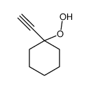 Hydroperoxide, 1-ethynylcyclohexyl (9CI) structure