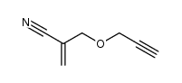 4-Oxa-1-hepten-6-in-2-carbonitril结构式