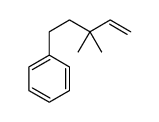 (3,3-Dimethyl-4-pentenyl)benzene Structure