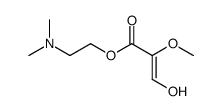 2-(dimethylamino)ethyl 3-hydroxy-2-methoxyprop-2-enoate结构式