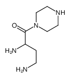 Piperazine, 1-[(2S)-2,4-diamino-1-oxobutyl]- (9CI)结构式