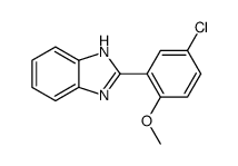 2-(5-chloro-2-methoxyphenyl)-1H-benzimidazole Structure