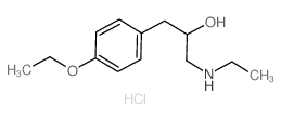 1-(4-ethoxyphenyl)-3-ethylamino-propan-2-ol结构式