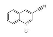 3-Quinolinecarbonitrile N-oxide结构式