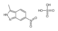 3-methyl-6-nitro-2H-indazole,sulfuric acid Structure