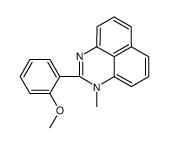 2-(2-methoxyphenyl)-1-methylperimidine结构式