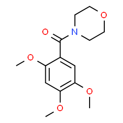 4-(2,4,5-Trimethoxybenzoyl)morpholine structure