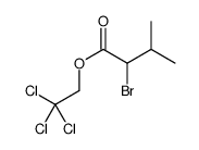 2,2,2-trichloroethyl 2-bromo-3-methyl-butanoate Structure