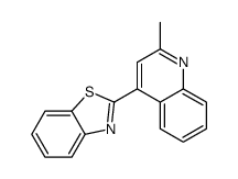 2-(2-methylquinolin-4-yl)-1,3-benzothiazole Structure