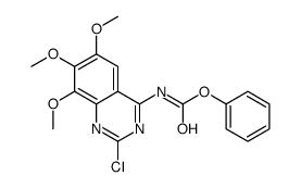 phenyl N-(2-chloro-6,7,8-trimethoxyquinazolin-4-yl)carbamate结构式