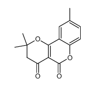 2,2,9-trimethyl-2,3-dihydro-pyrano[3,2-c]chromene-4,5-dione Structure