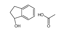 acetic acid,(1S)-2,3-dihydro-1H-inden-1-ol Structure