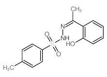 4-methyl-N-[(1Z)-1-(6-oxo-1-cyclohexa-2,4-dienylidene)ethyl]benzenesulfonohydrazide结构式