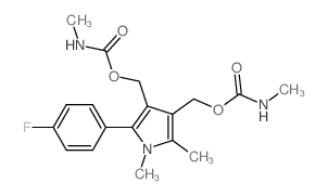 1H-Pyrrole-3,4-dimethanol, 2- (4-fluorophenyl)-1,5-dimethyl-, bis(methylcarbamate) (ester) picture