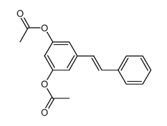 pinosylvin diacetate Structure