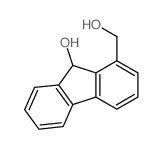 9H-Fluorene-1-methanol,9-hydroxy- structure