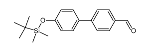 4'-(tert-butyl-dimethyl-silanyloxy)-biphenyl-4-carbaldehyde Structure