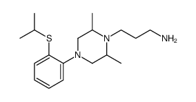 Piperazine, 1-(3-(N-(2-isopropylthiophenyl)-N-methylamino)propyl)-1-me thyl- Structure